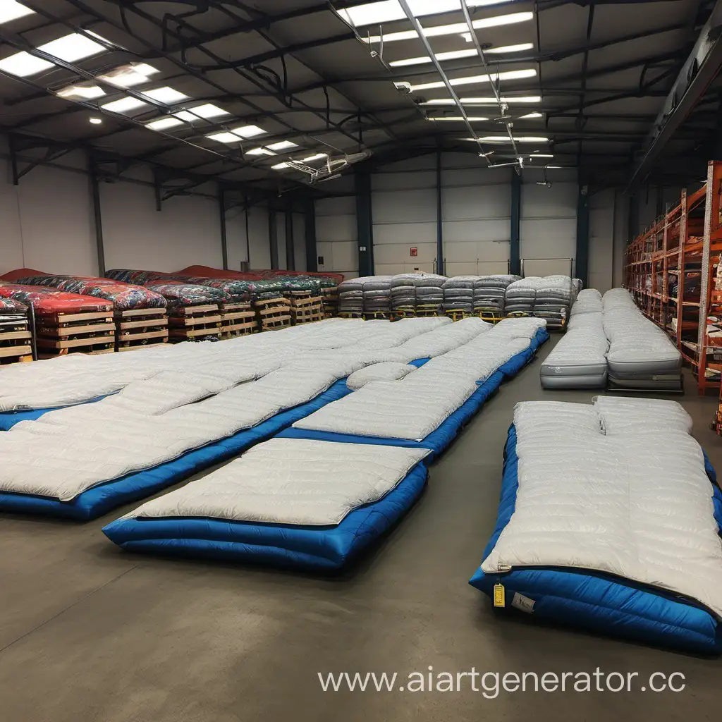 Warehouse-Camping-Adventure-with-Talberg-Sleeping-Bags