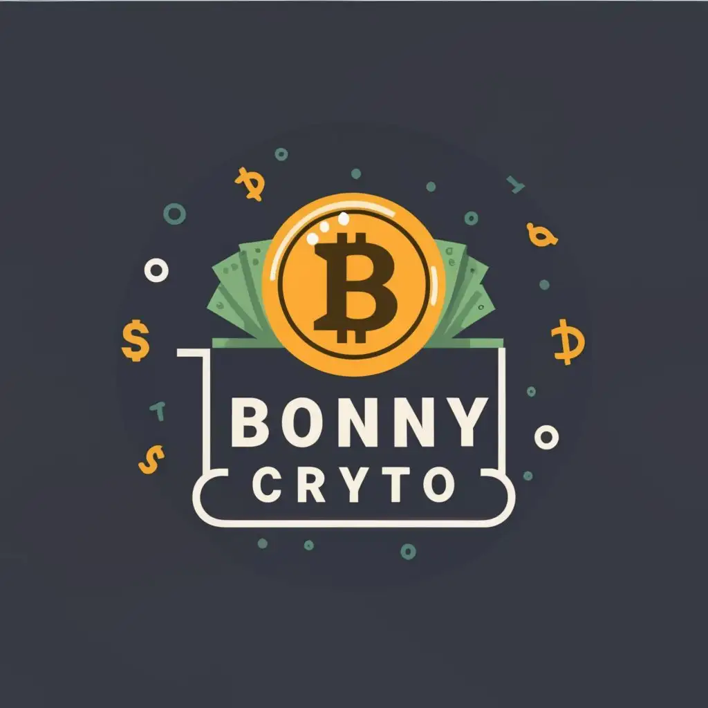 logo, money, with the text "BOUNTY CRYPTO", typography, be used in Finance industry