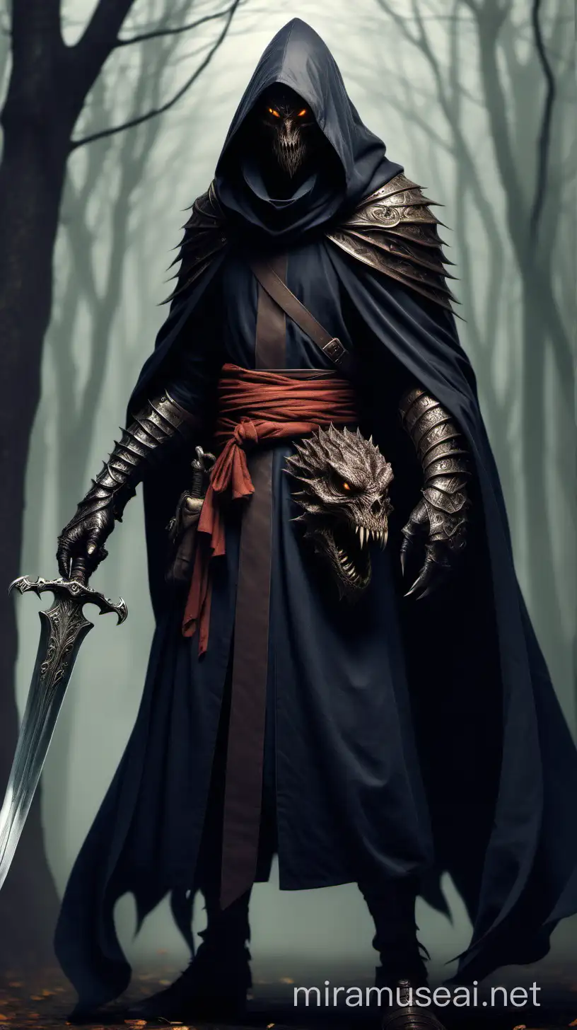 FearFeeding Swordsman in Handsome Cloak