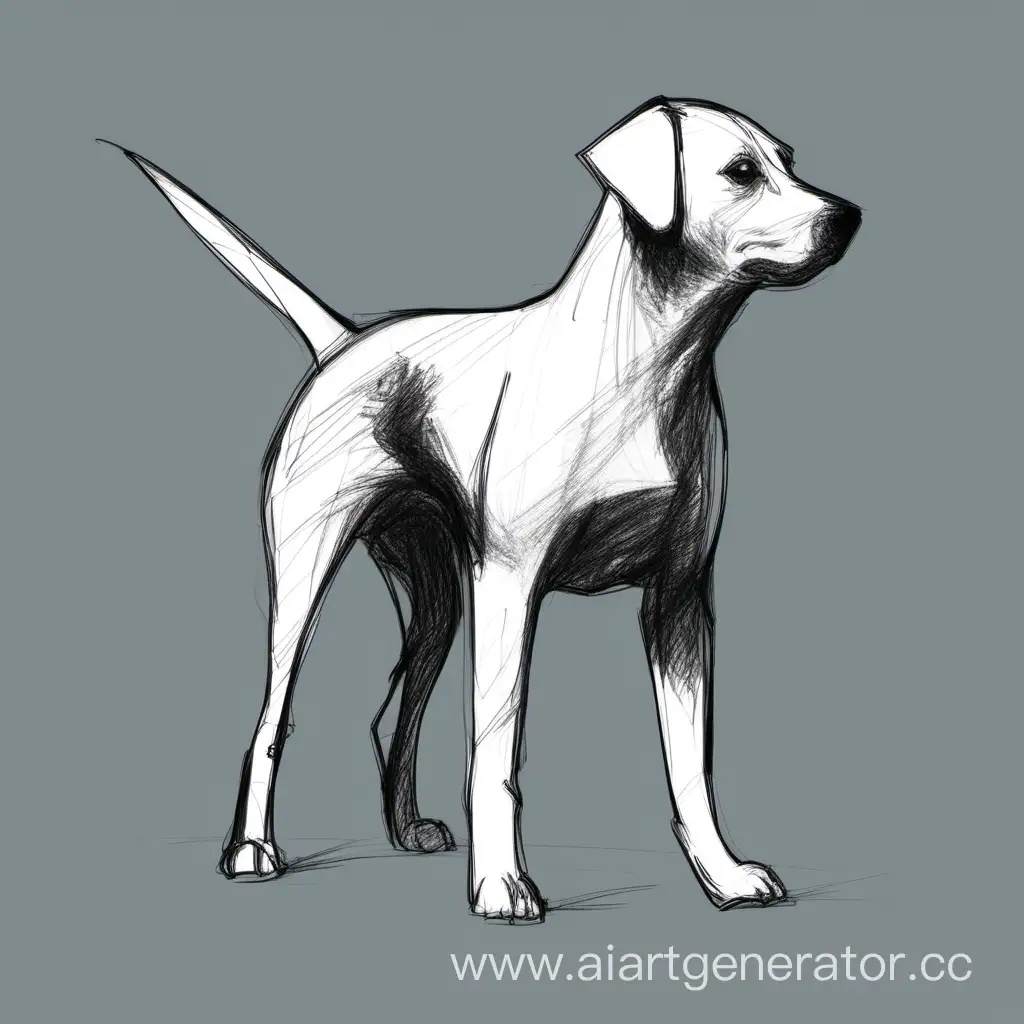 Realistic-Dog-Sketch-in-Photoshop-HandDrawn-Pet-Portraiture