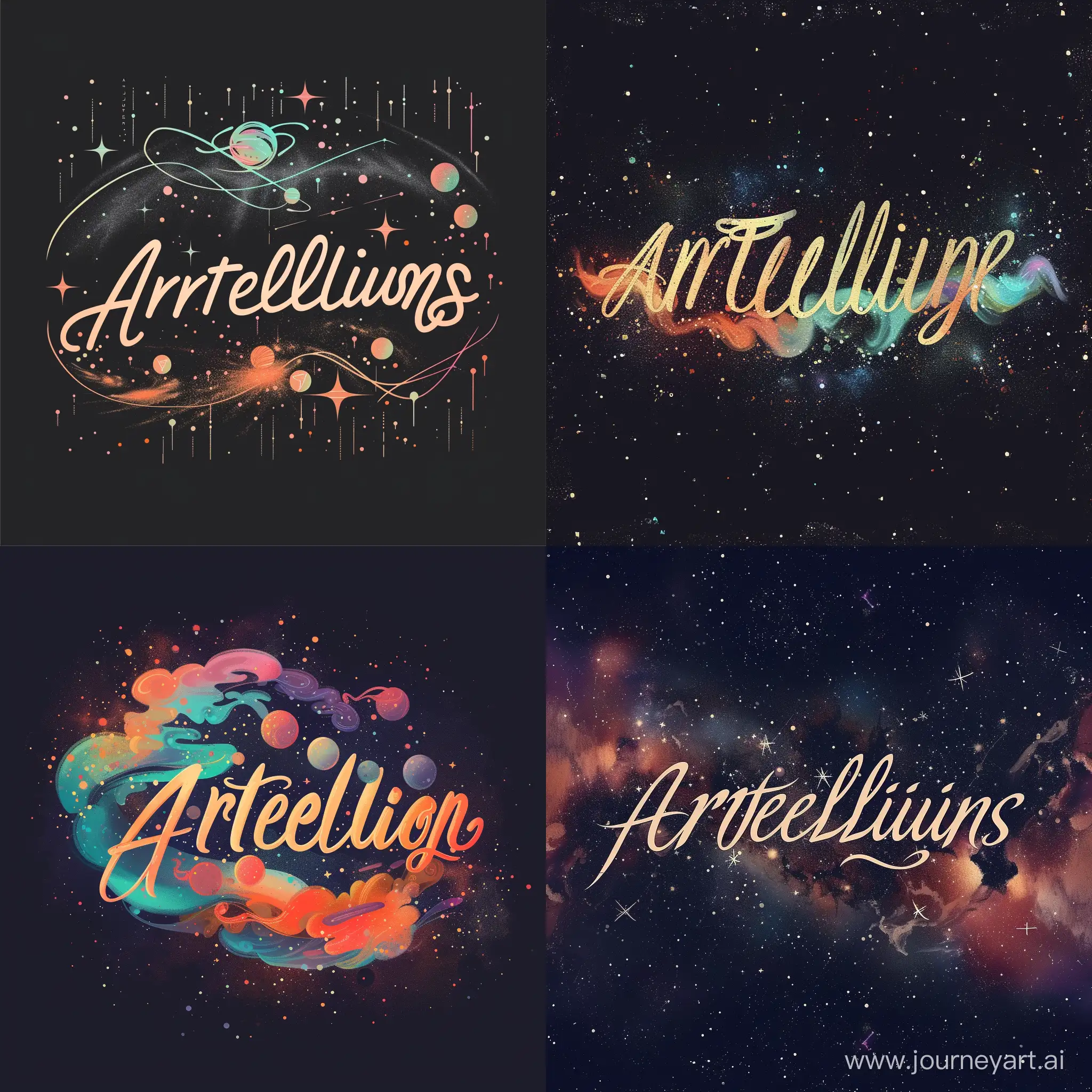 Enchanting-Artelusion-Logo-with-Cosmic-Dreamlike-Theme