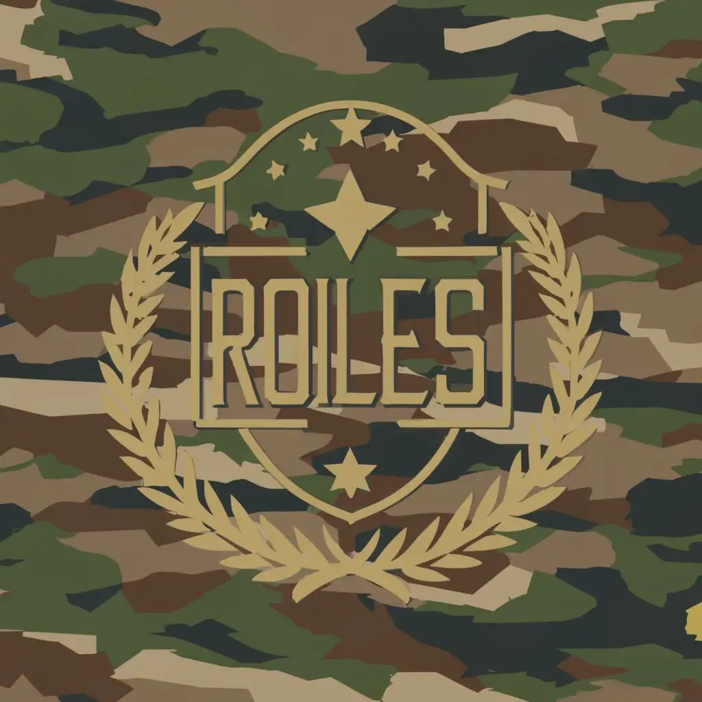 LOGO-Design-For-Military-Roles-Bold-Typography-with-a-Commanding-Presence