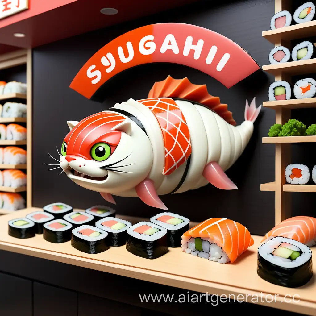 логотип магазина, где продается всё для суши