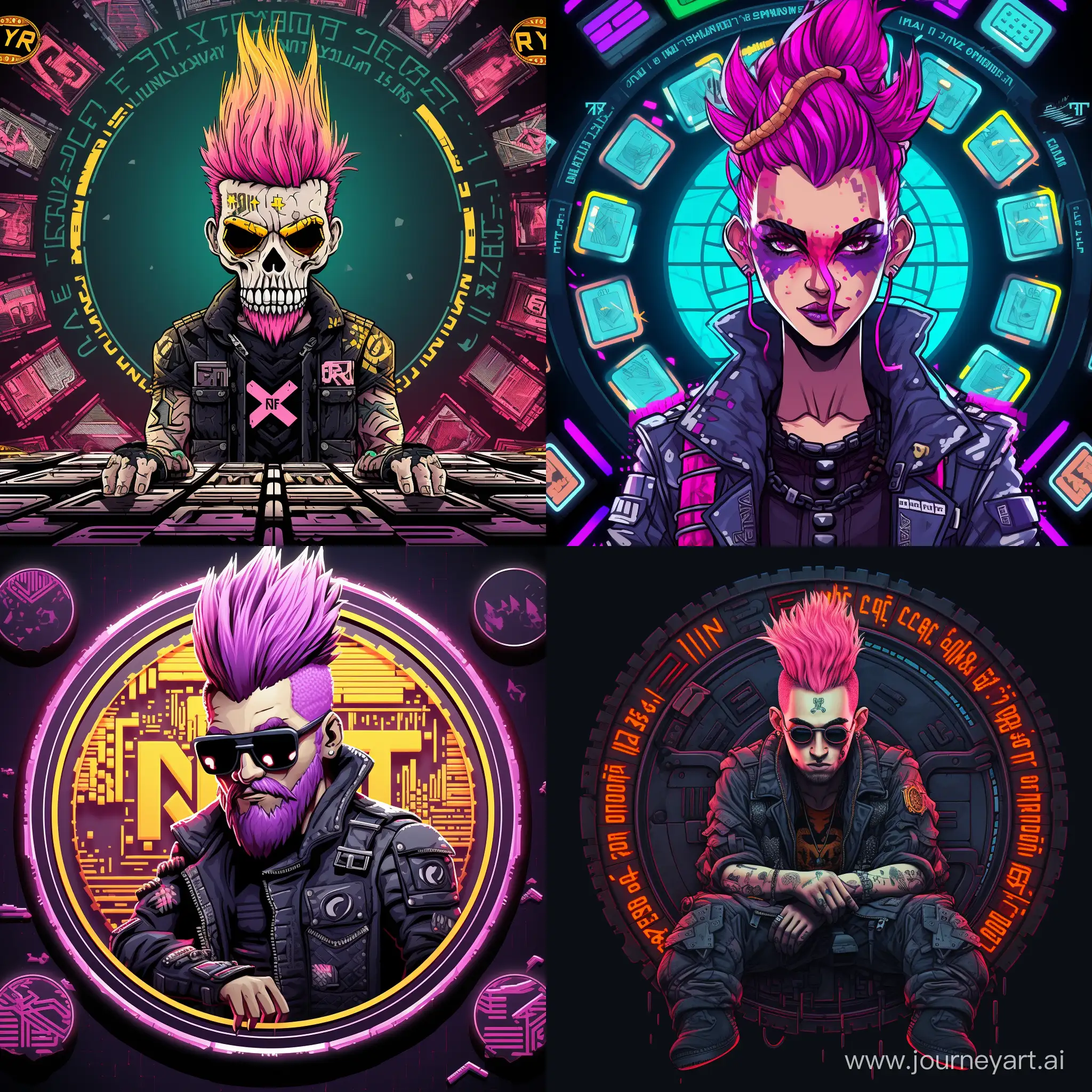 design nft crypto punk pixel art coin and collection ready