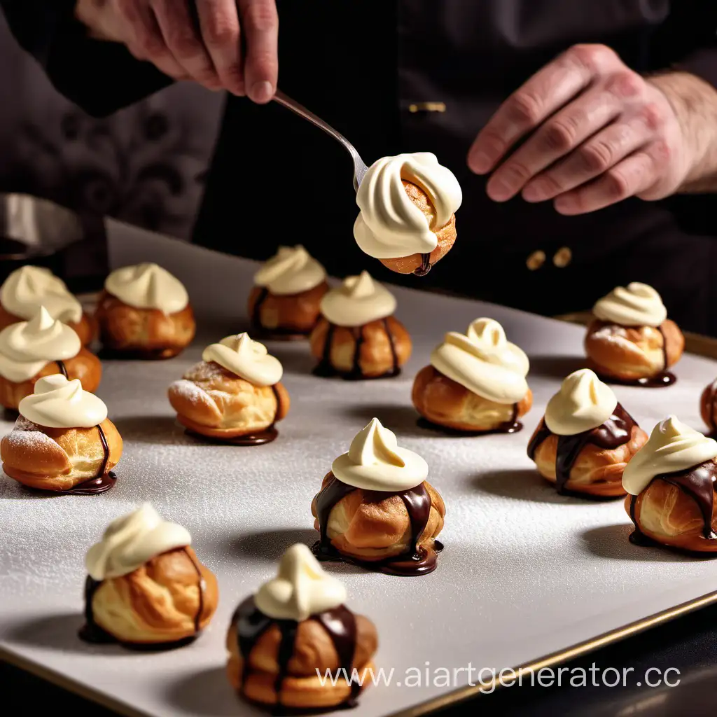 Profiterole-Perfection-Confectioner-Filling-Cream-Delicacies