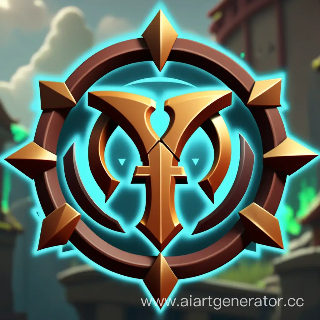 Логотип для клана в игре с названием Gods