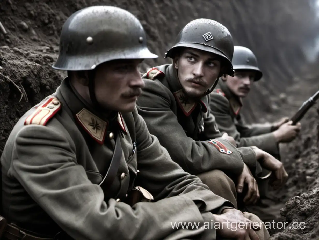 German-Soldiers-in-Trench-During-World-War-I