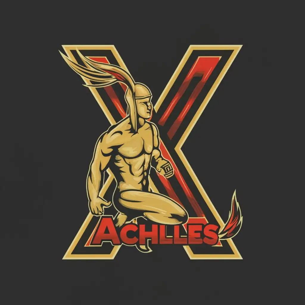logo, A - CHILLES, with the text "ACHILLES", typography, be used in Sports Fitness industry