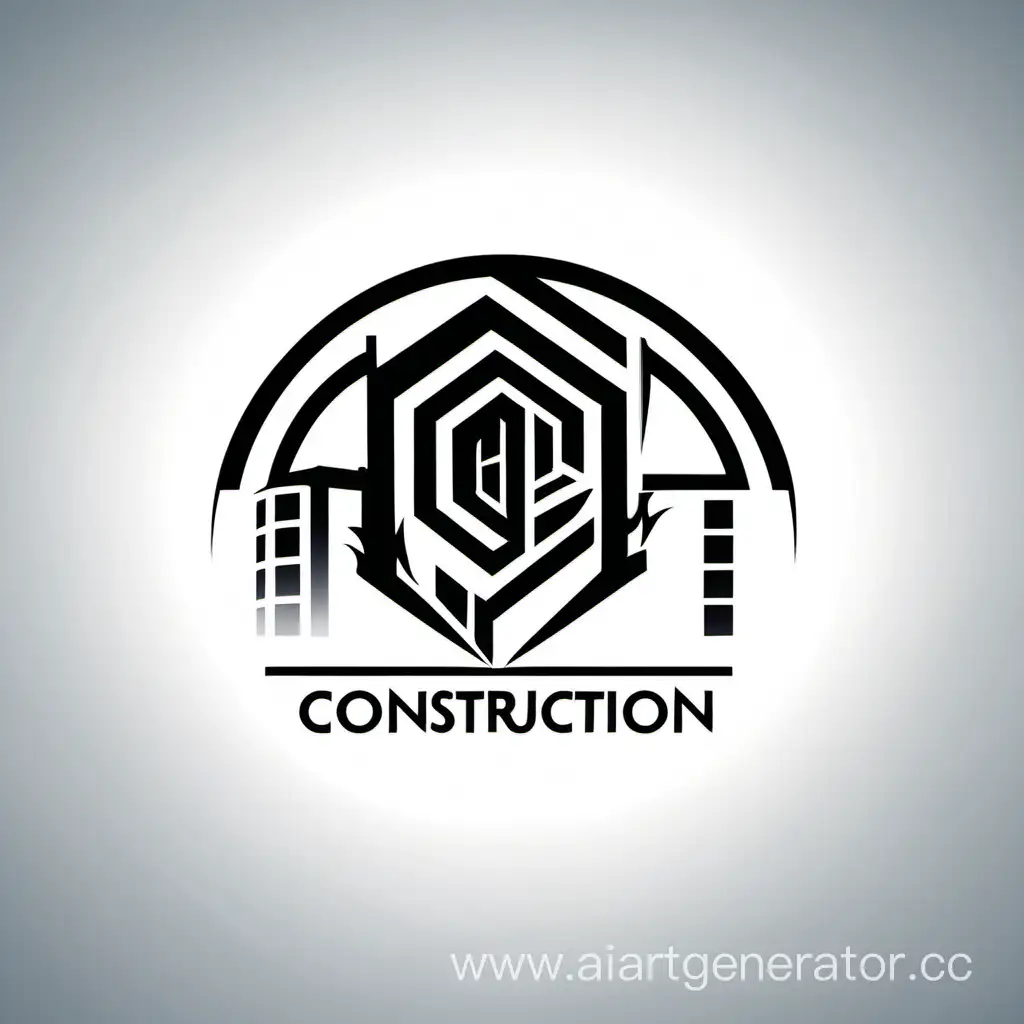 Логотип современной строительной компании