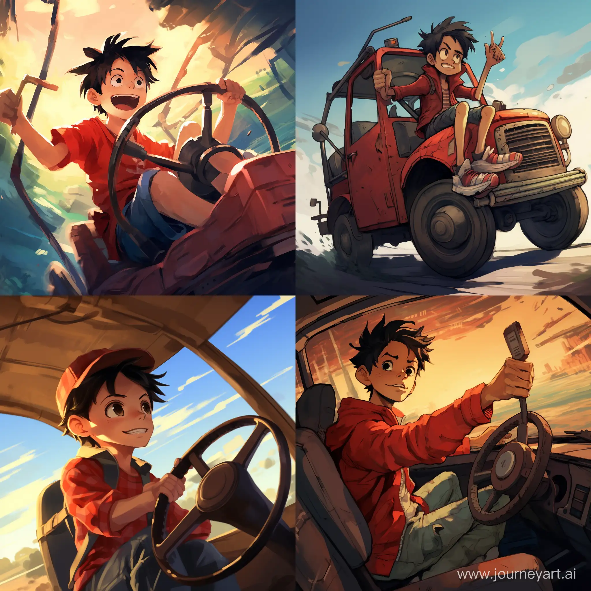 Luffy-Driving-Car-Epic-One-Piece-Adventure-Art