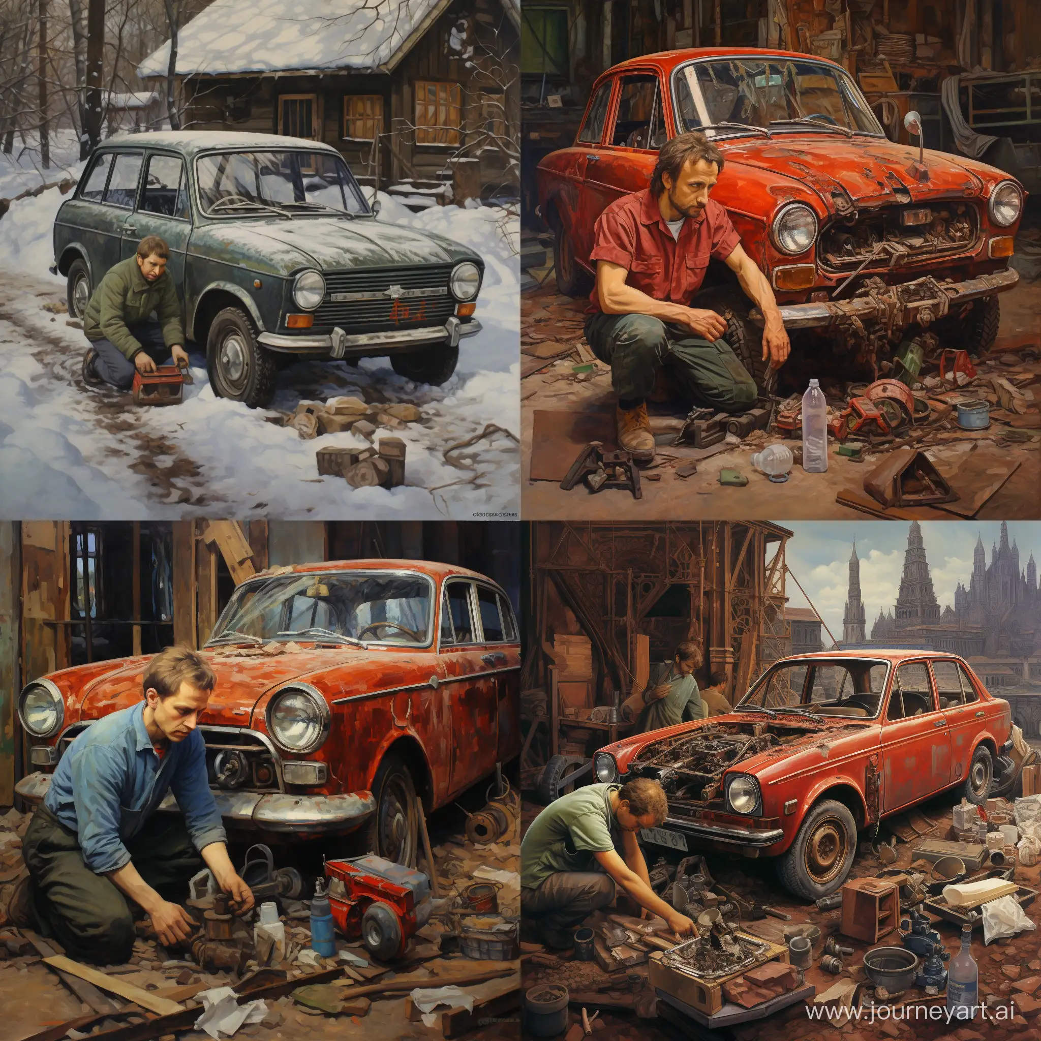 Ivan-Nesterov-Repairing-VAZ-2114-Car-11-Scale-No-63527