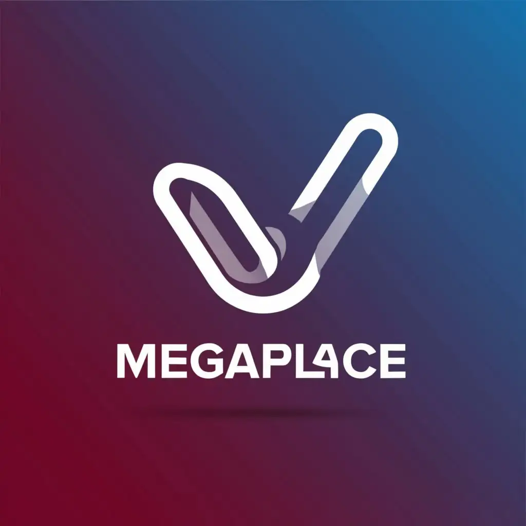 a logo design,with the text "megaplace", main symbol:modern clean logo,Minimalistic,be used in Retail industry,clear background