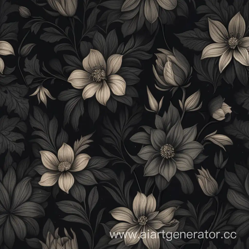 Enchanting-Dark-Floral-Artwork-Blooms-in-Shadow