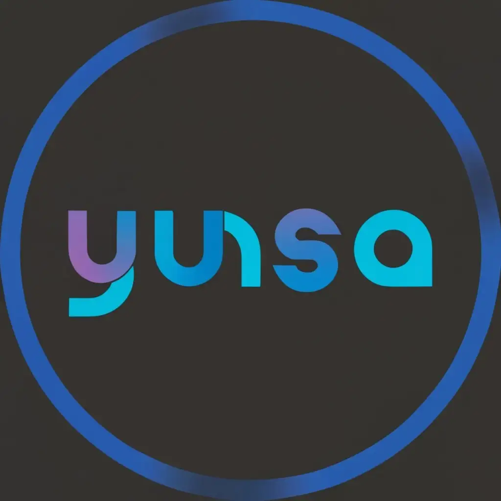 logo, YUNSA, with the text "YUNSA", typography, be used in Automotive industry