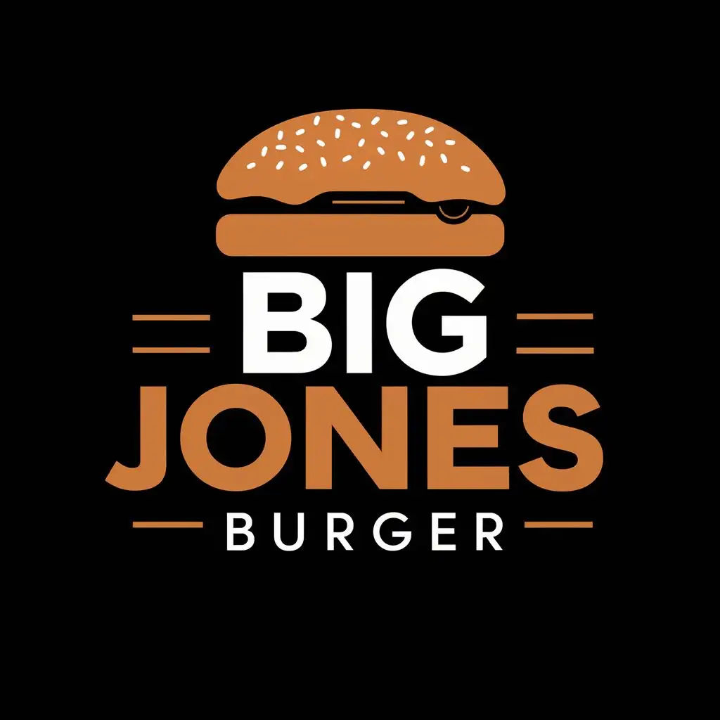 logo, Burger, with the text "Big Jones Burger", typography, be used in Restaurant industry