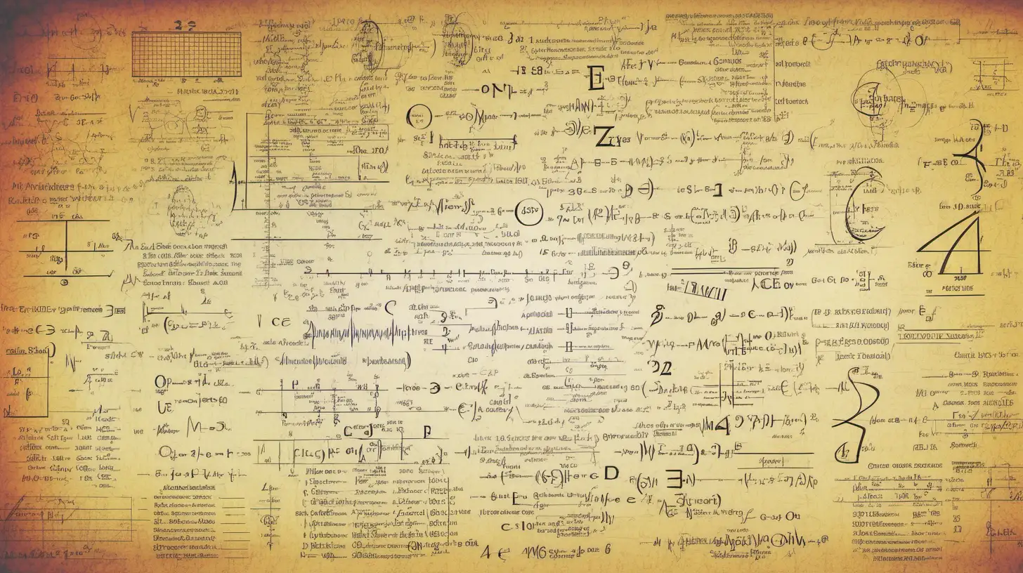 a collage of physics equations