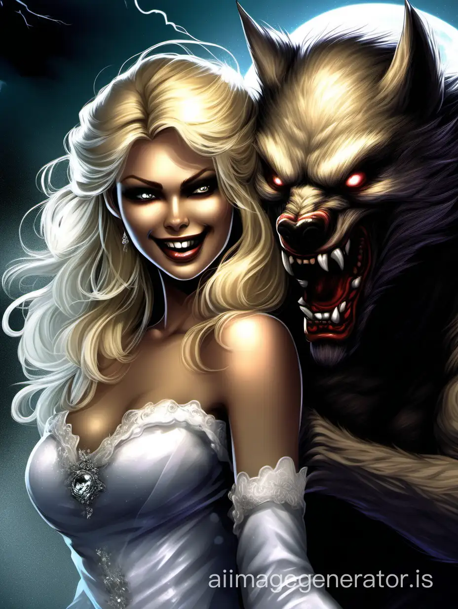 Blonde-Werewolf-Bride-Riding-Majestic-Werewolf-with-Intense-Emotions-and-Glossy-Eye-Shine