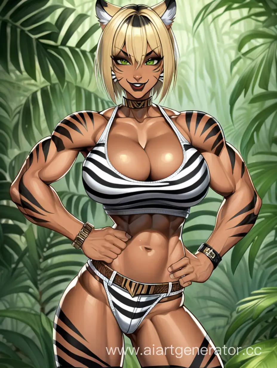 Elegant-Beastwoman-in-the-Jungle-Fierce-Beauty-with-Tiger-Stripes