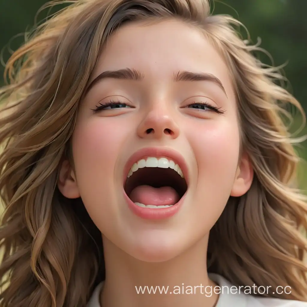 Playful-Girl-Winking-with-Delightful-Expression