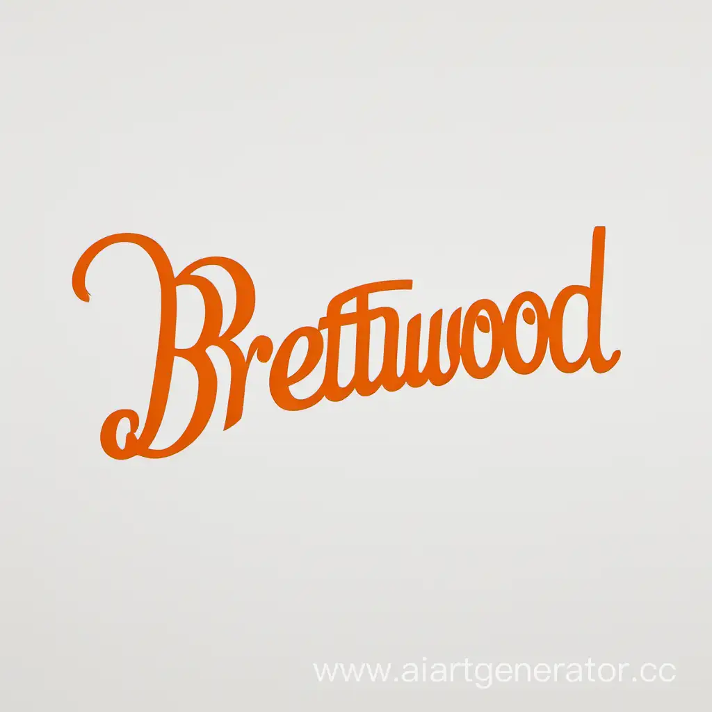 белый фон, надпись оранжевая Brentwood RP