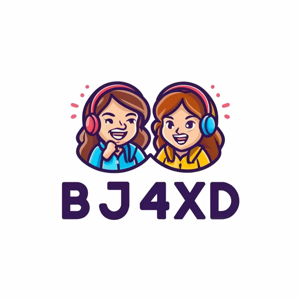 LOGO-Design-for-bj4xd-Empowering-Girls-Chat-Rooms-with-a-Modern-and-Clear-Design