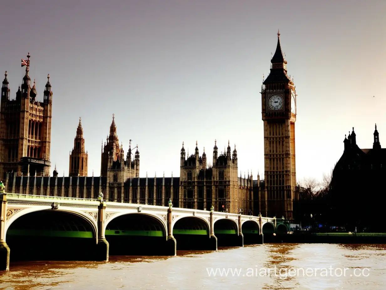 Iconic-London-Landmark-Majestic-Big-Ben-Tower-Against-Twilight-Sky