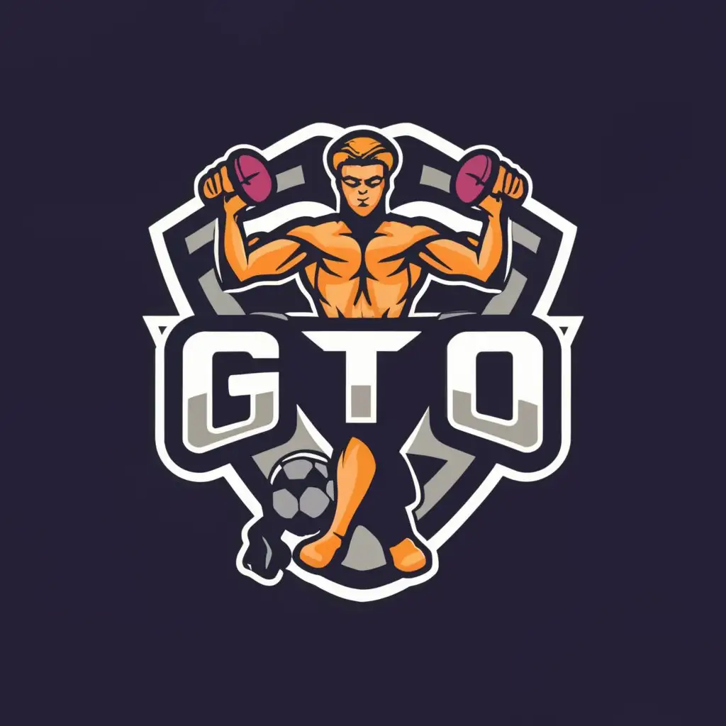 a logo design,with the text "GTO", main symbol:sport, sports sections,Умеренный,be used in Спорт и фитнес industry,clear background