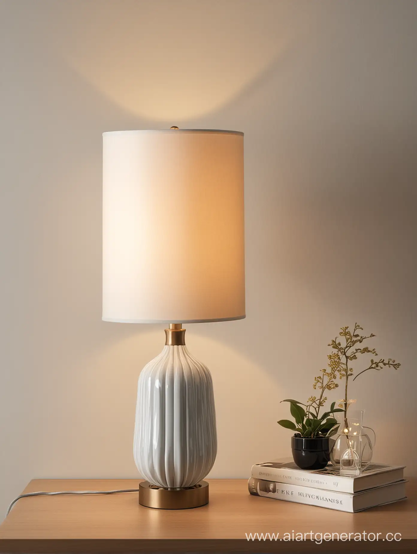 Elegant-Table-Lamp-Illuminating-a-Cozy-Reading-Nook