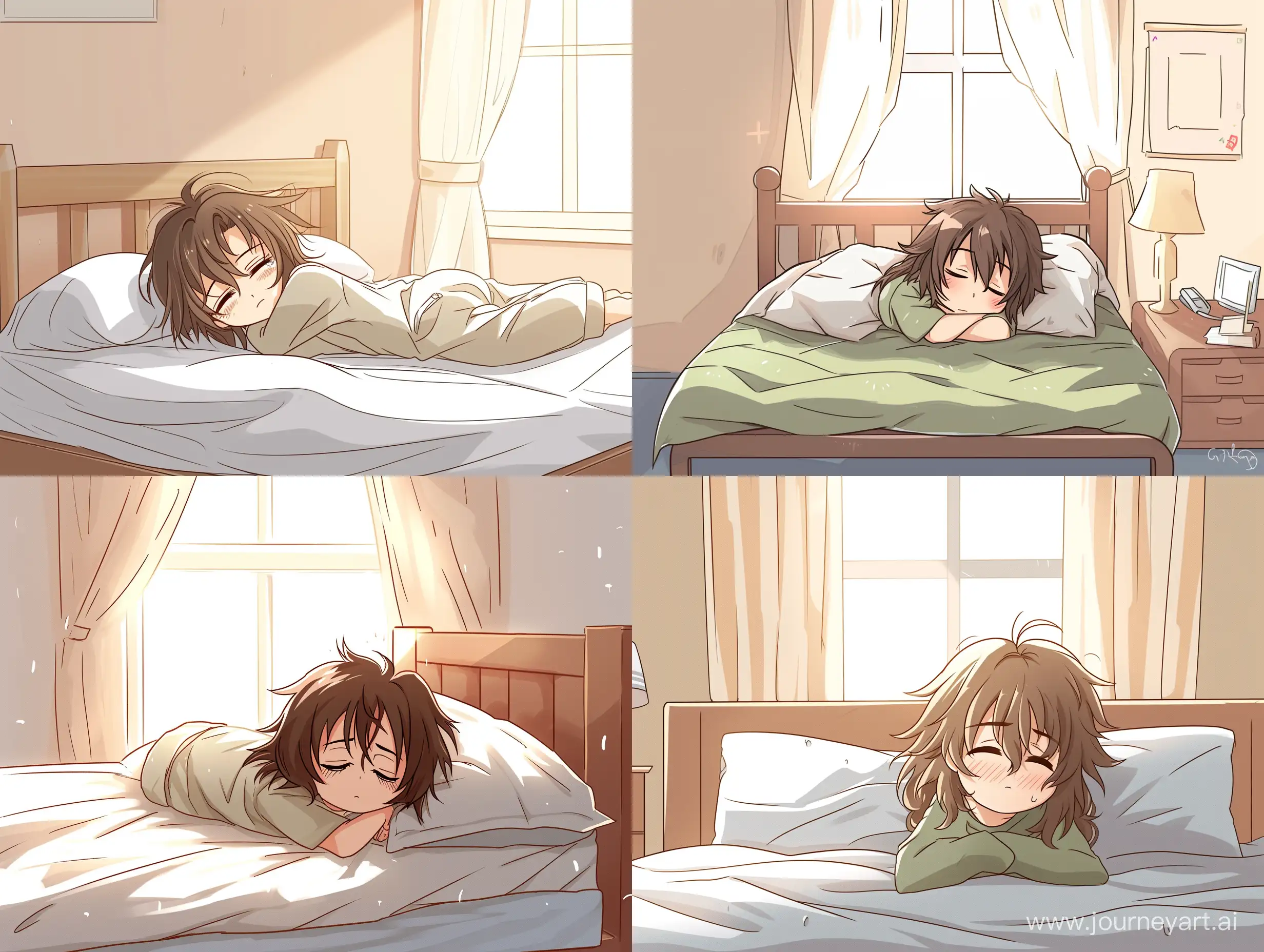 Anime-Boy-Sleeping-in-Simple-Room-with-Chibi-Style