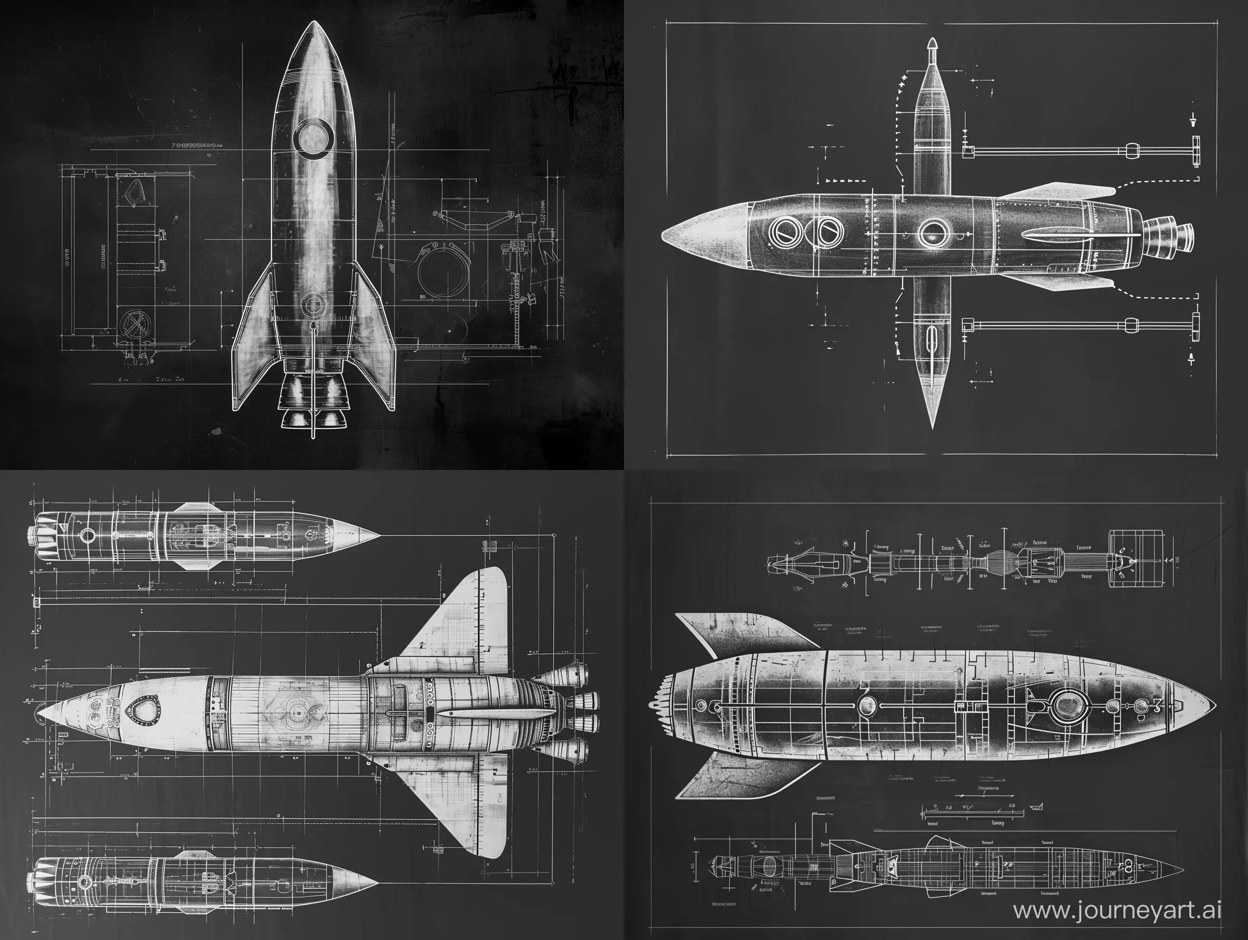 Monochrome-Rocket-Blueprint-Futuristic-Design-in-Black-and-White