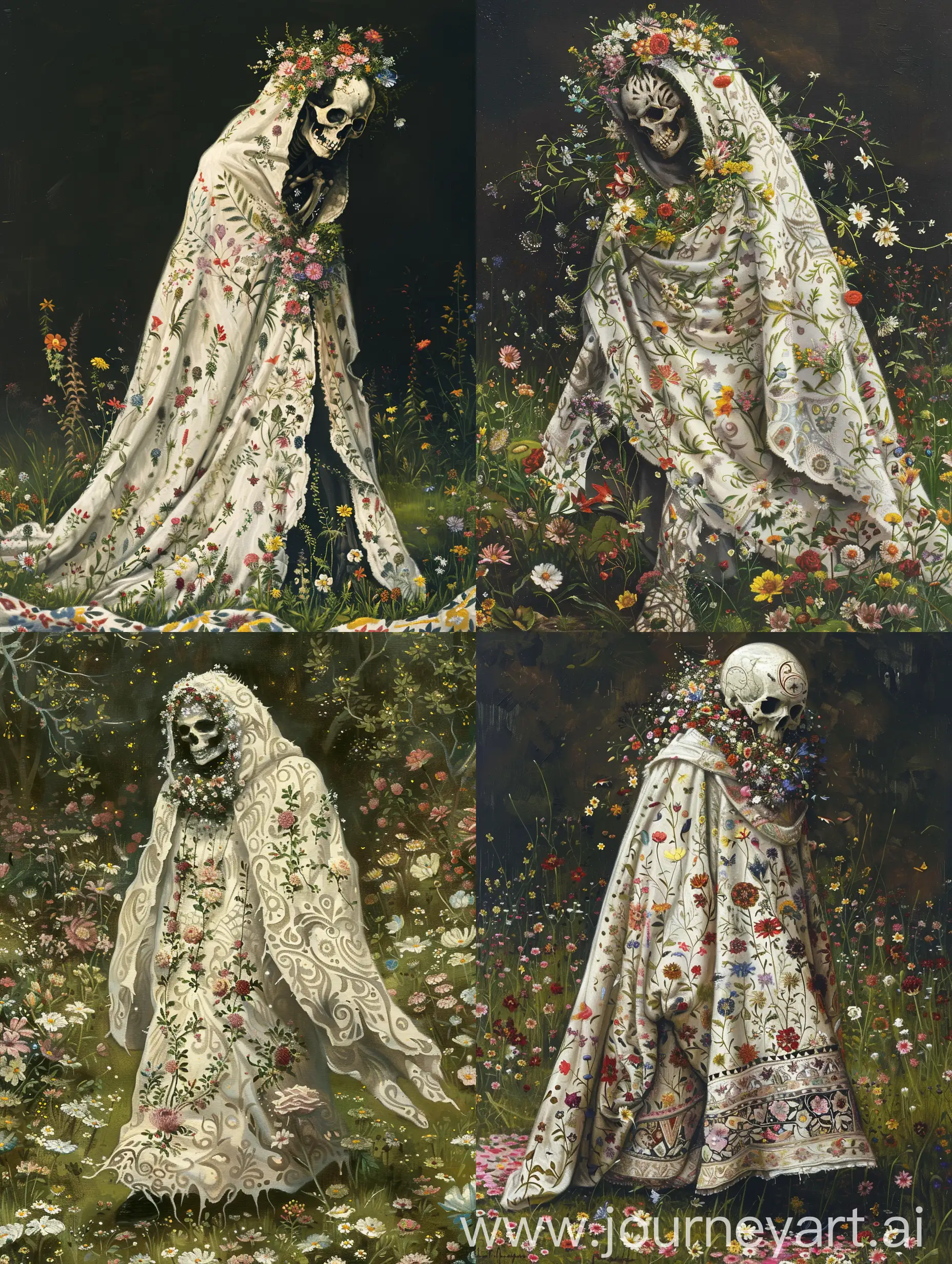 Lich-in-Spring-Dark-Fantasy-Painting-of-a-Floralrobed-Figure