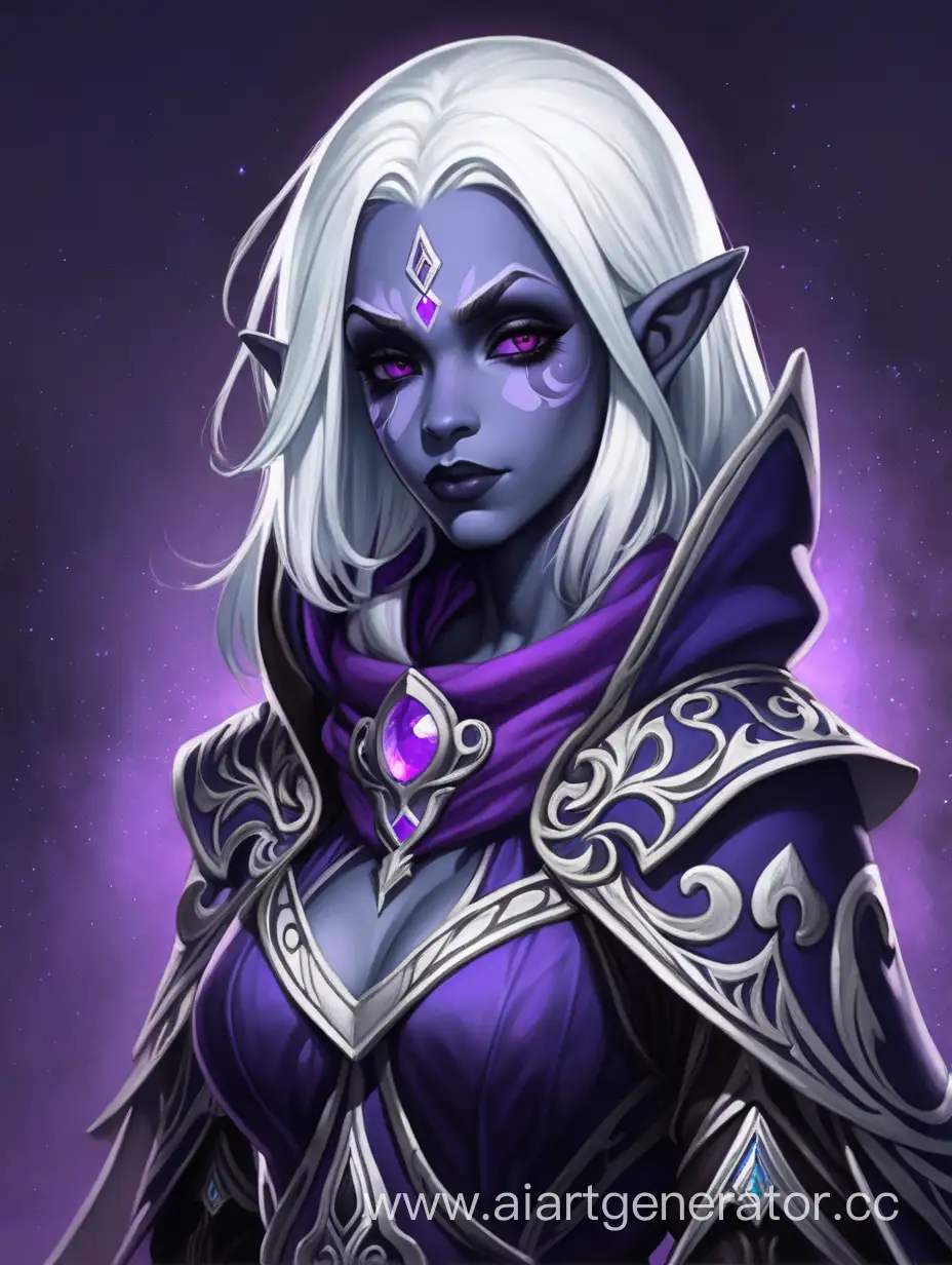 Ethereal-Drow-with-White-Hair-in-Regal-Purple-Hood