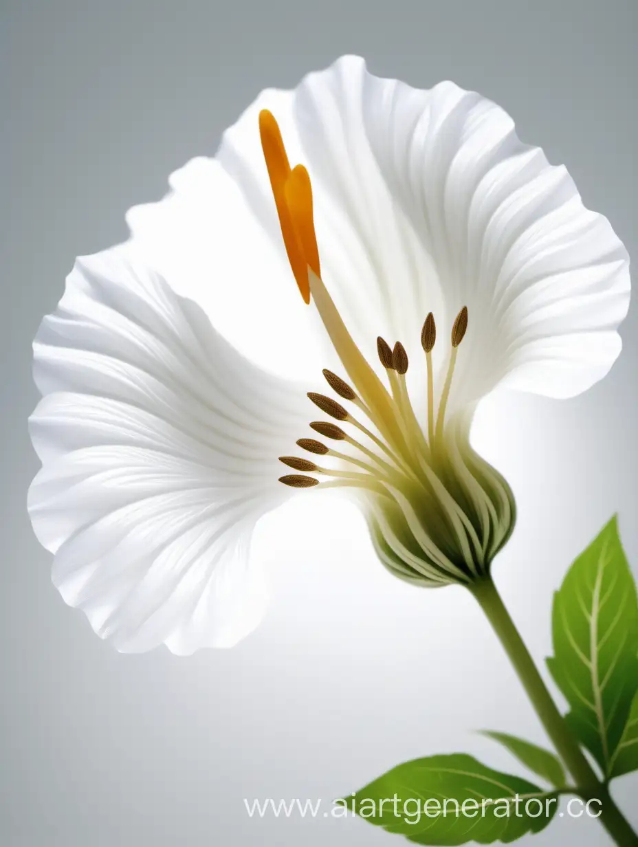 Closeup-of-Amarnath-Flower-Against-Dramatic-White-Background-High-Resolution-Image