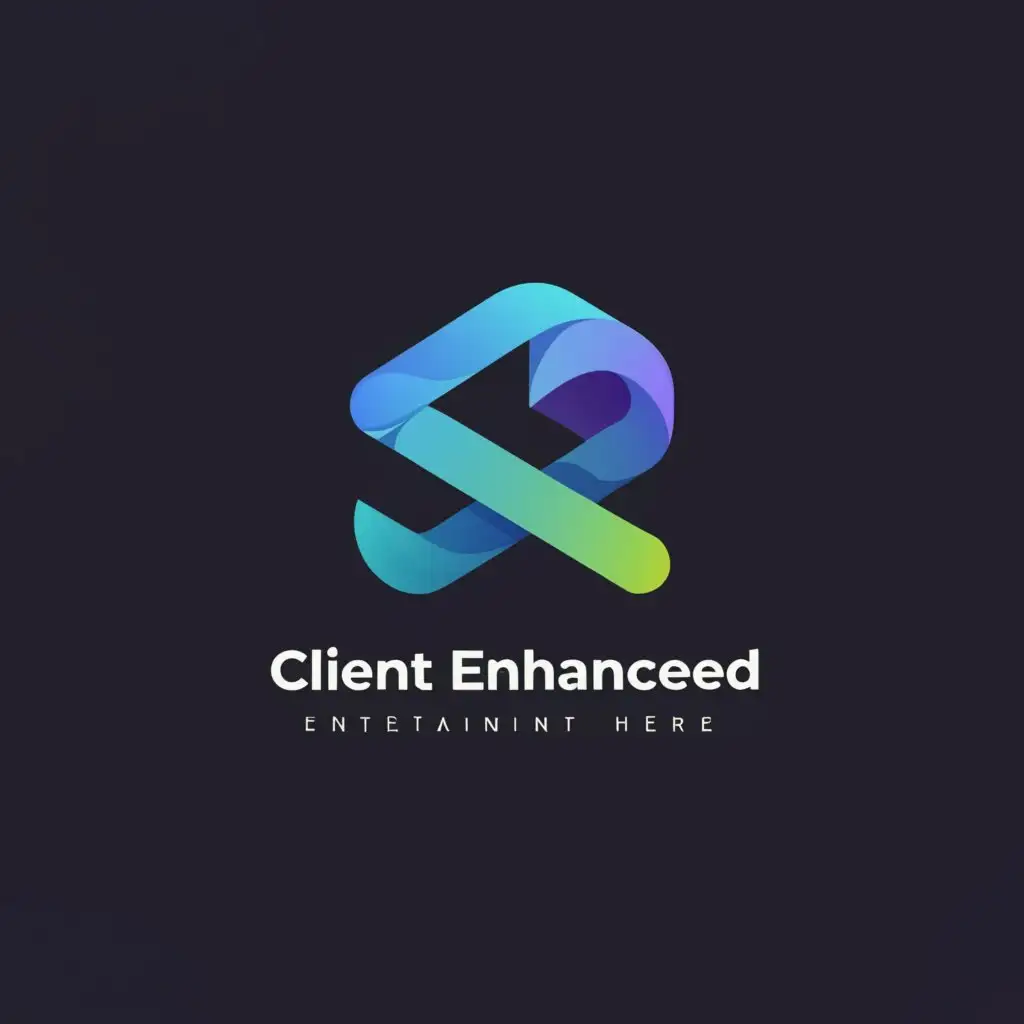 a logo design,with the text 'Client Enhanced', main symbol: C E, Minimalistic, be used in Entertainment industry, clear background