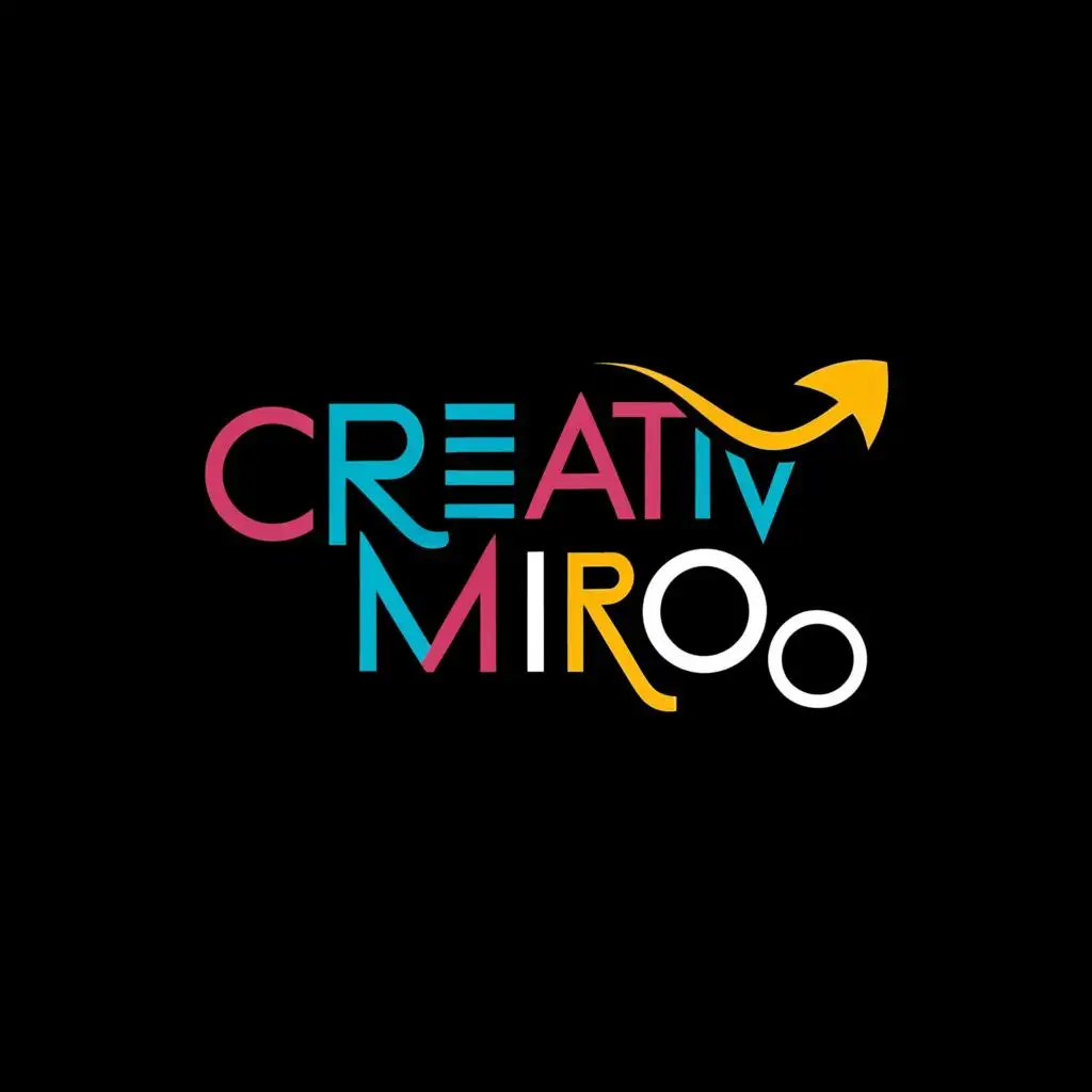 logo, Abstract, with the text "Creative Miro", typography, be used in Entertainment industry