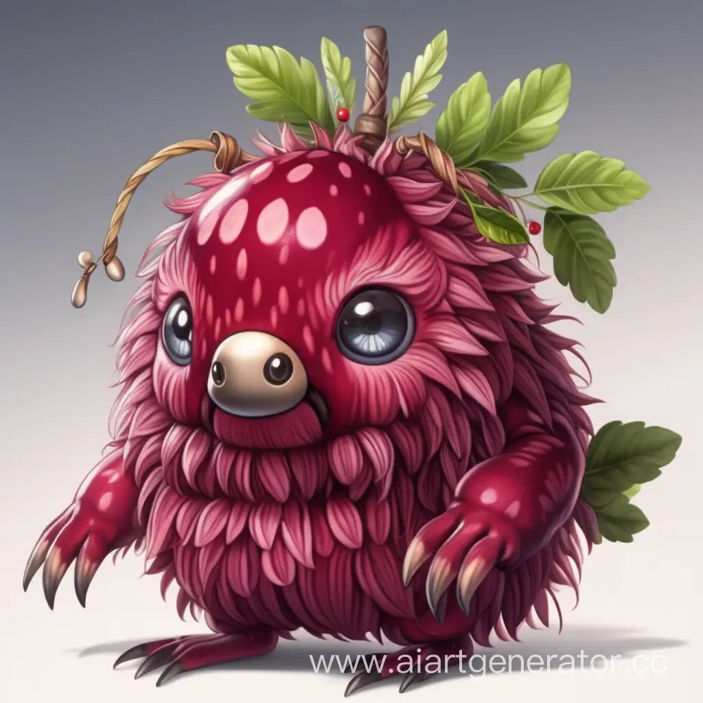 Adorable-AnimeInspired-Living-Cranberry-Creature-Slavic-Mythical-Charm