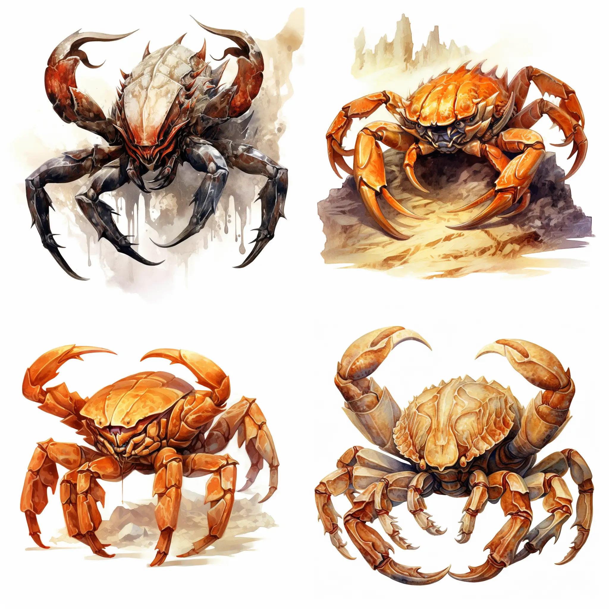 Majestic-Zodiac-Sign-Watercolor-Stunning-Depiction-of-Scorpion-Arthropod