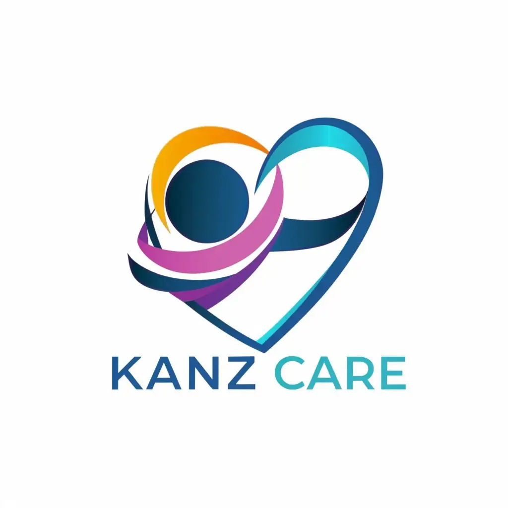 LOGO-Design-For-Kanz-Care-3D-Hugging-and-Compassion-Theme-with-Typography
