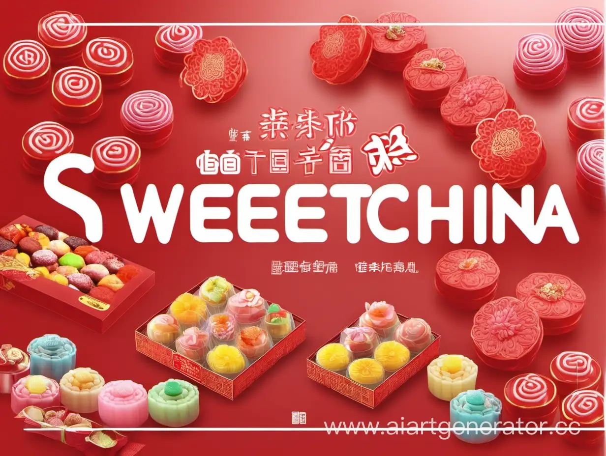 Банер для Авито магазина про Китайские Сладости "SweetChina"
