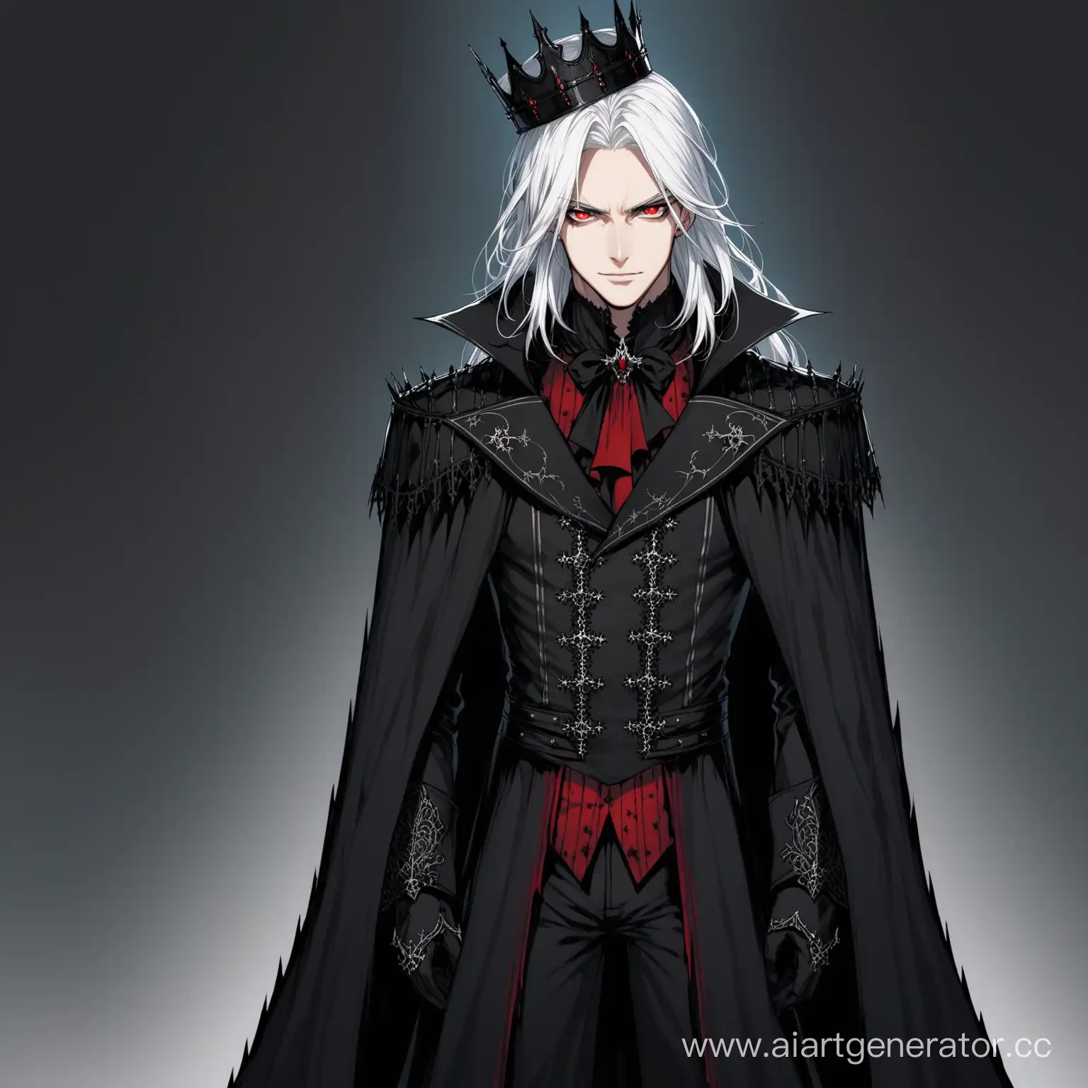 Ethereal-Gothic-Duke-with-Long-White-Hair-and-Red-Eyes