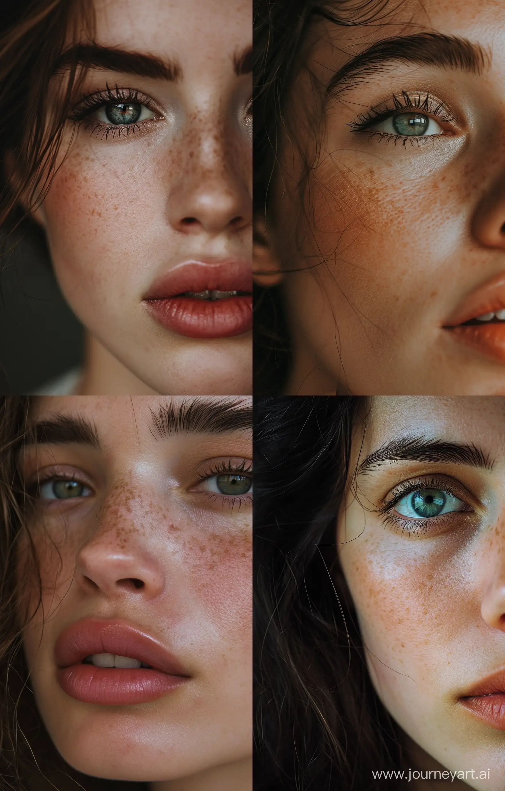 Captivating-CloseUp-Womans-Face-in-Stunning-Detail