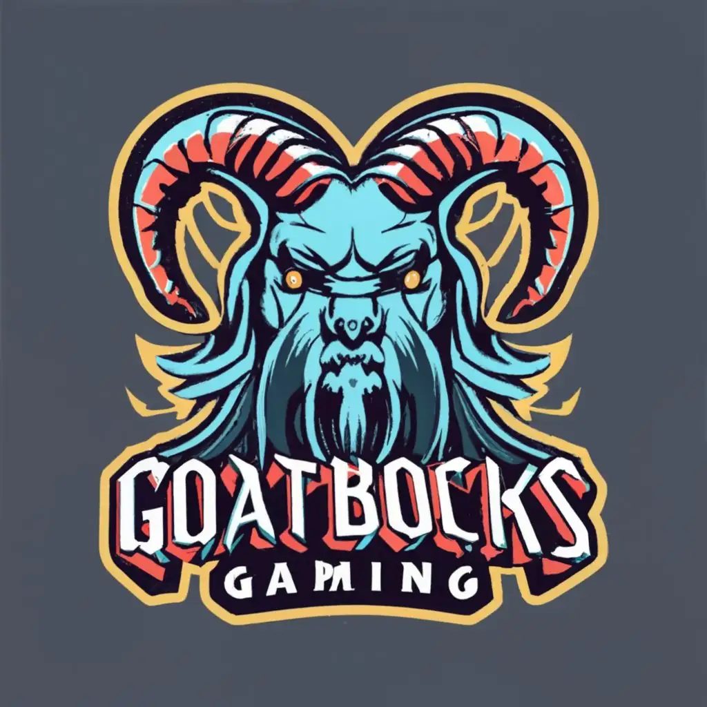 logo, baphomet, with the text "GoatBocks Gaming", typography, be used in Technology industry