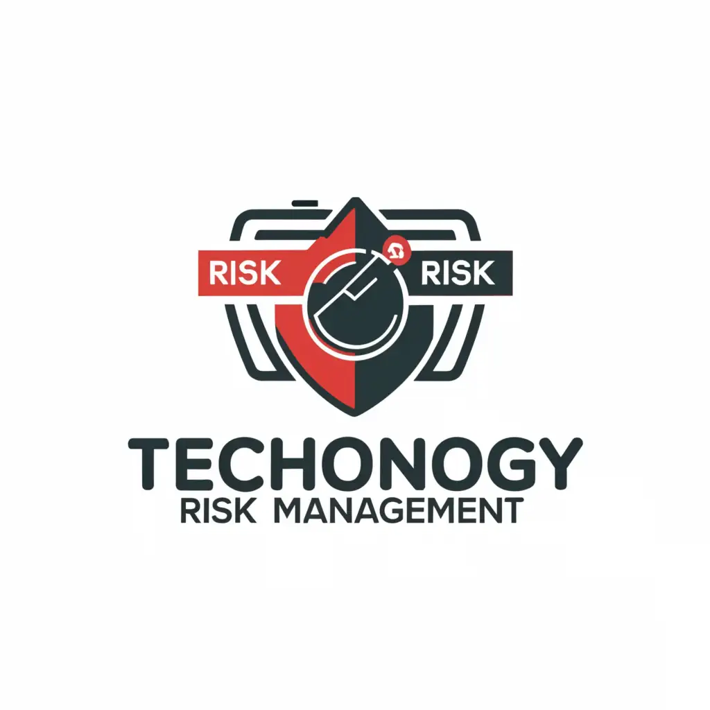 a logo design,with the text "Technology Risk Management", main symbol:IT, Risk,Moderate,be used in Technology industry,clear background