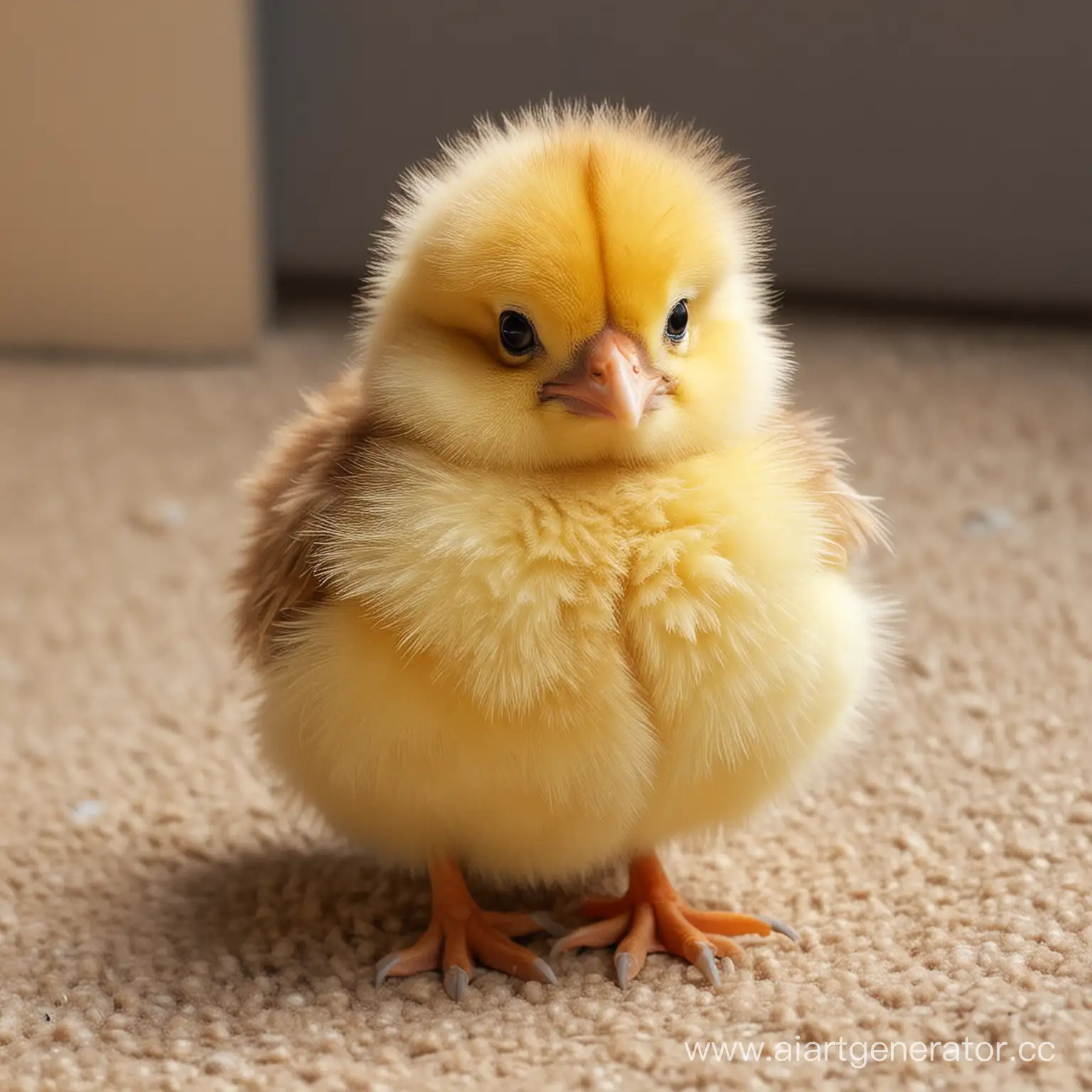 Adorable-Fluffy-Little-Chick-Hatching-from-Egg