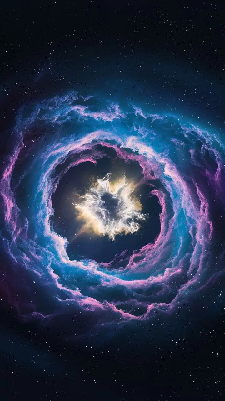 outer space nebula, stars