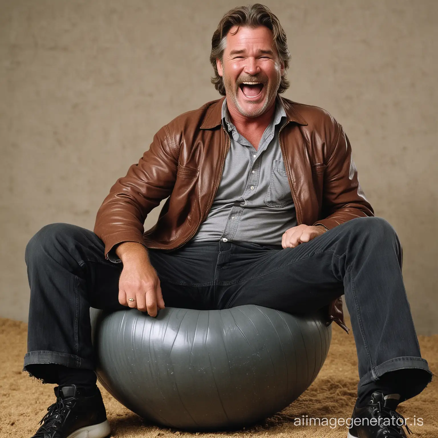 Kurt-Russell-Laughing-on-a-Spacehopper
