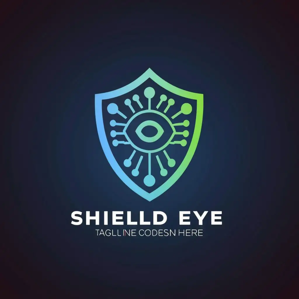 logo, Shield, Tech, with the text "Shield Eye", typography, be used in Finance industry