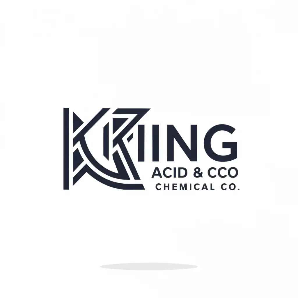 a logo design,with the text "KING ACID&CHEMICAL CO.", main symbol:KING ACID,Moderate,clear background