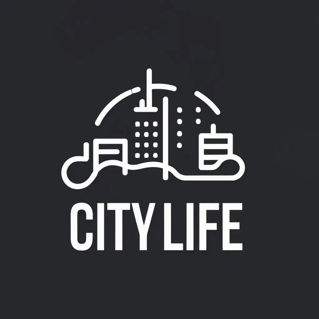 a logo design,with the text "City life", main symbol:In the style of Starbucks,Moderate,clear background