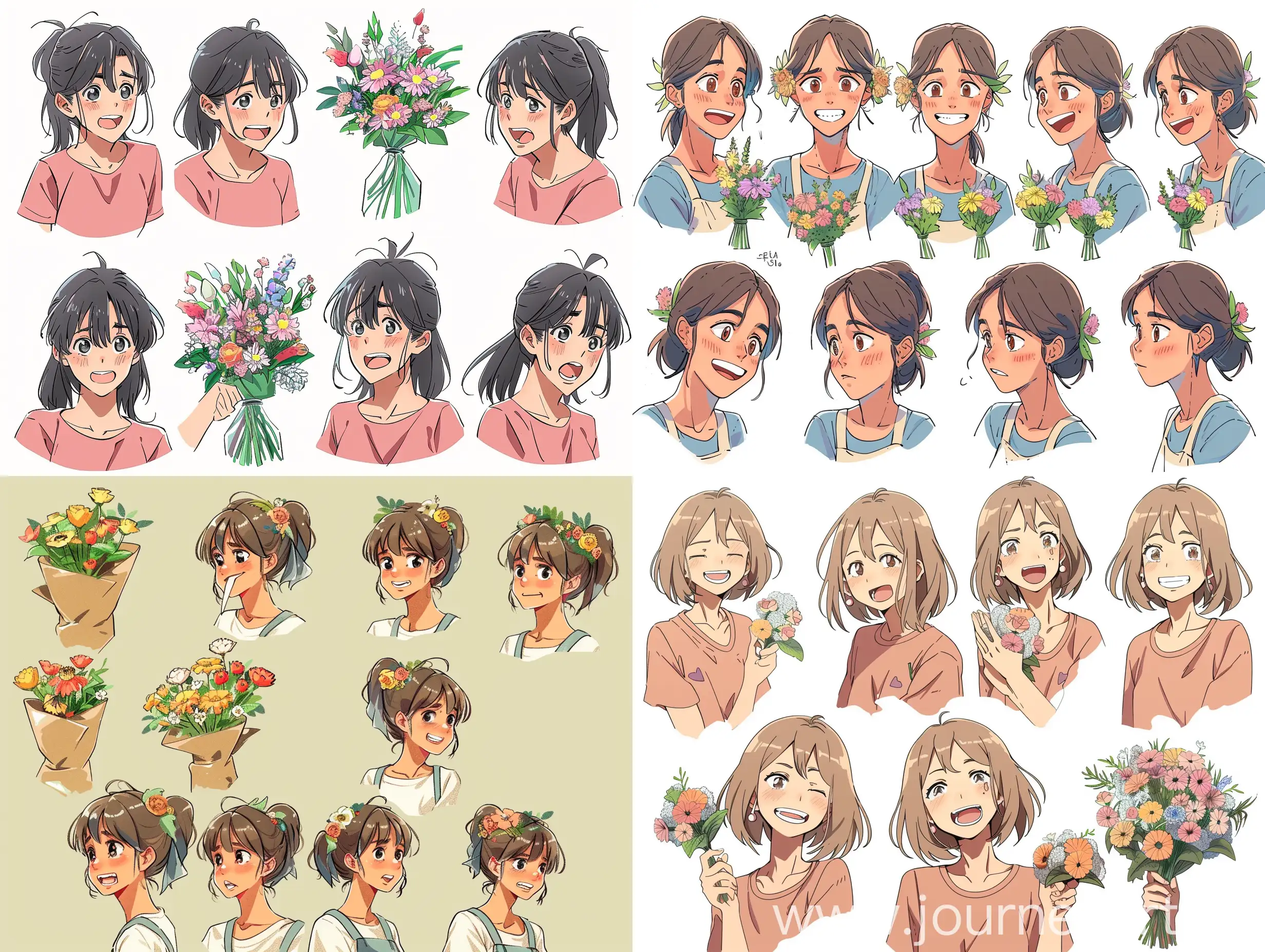Flower-Arranging-Protagonist-Expressive-Manga-Character-Design-in-SemiRealistic-Style